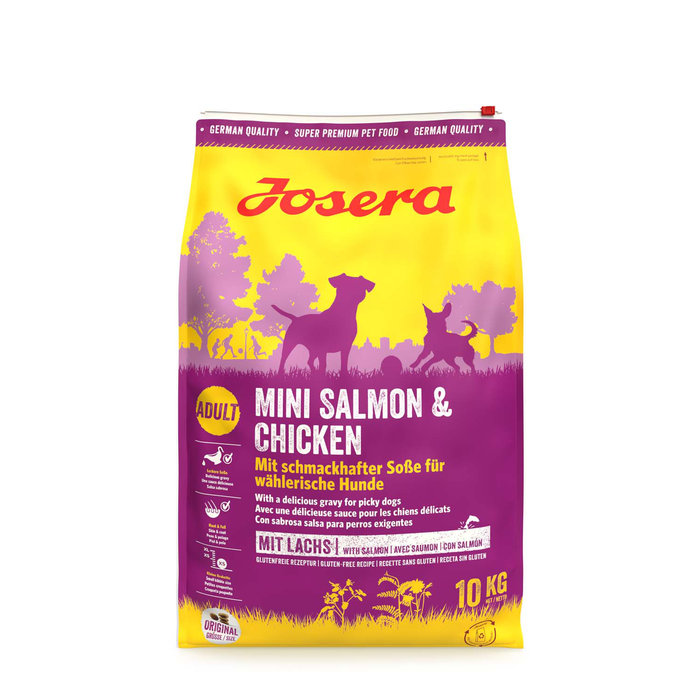 Saco Perro Mini Salmón y Pollo, JOSERA. 10 kg