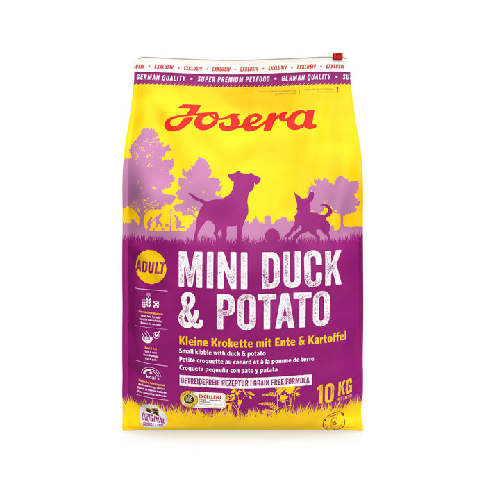 Saco Perro Mini Pato y Patata, JOSERA. 10 kg