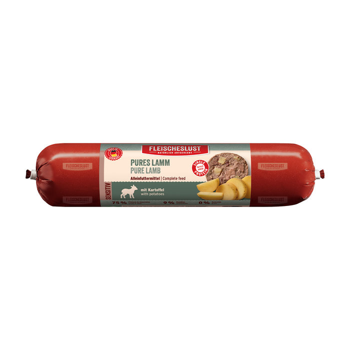 Salchicha de Cordero Puro con patata, 800 g