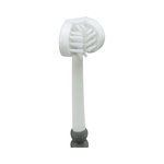 Cepillo de dientes, 18 cm, blanco/gris
