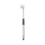 Cepillo de dientes, 18 cm, blanco/gris