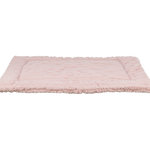 Colchoneta Lonni, felpa, 75 × 55 cm, rosa