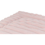 Colchoneta Lonni, felpa, 75 × 55 cm, rosa