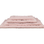 Colchoneta Lonni, felpa, 90 × 65 cm, rosa