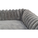 Cama Lonni, felpa, rectangular, 100 × 70 cm, gris