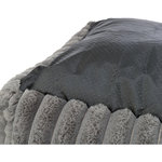 Cama Lonni, felpa, rectangular, 100 × 70 cm, gris