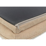 Cama Vital Lino, cuadrada, 110 × 75 cm, beige