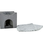 Cueva Harvey, 38 × 38 × 38 cm, gris/blanco-negro