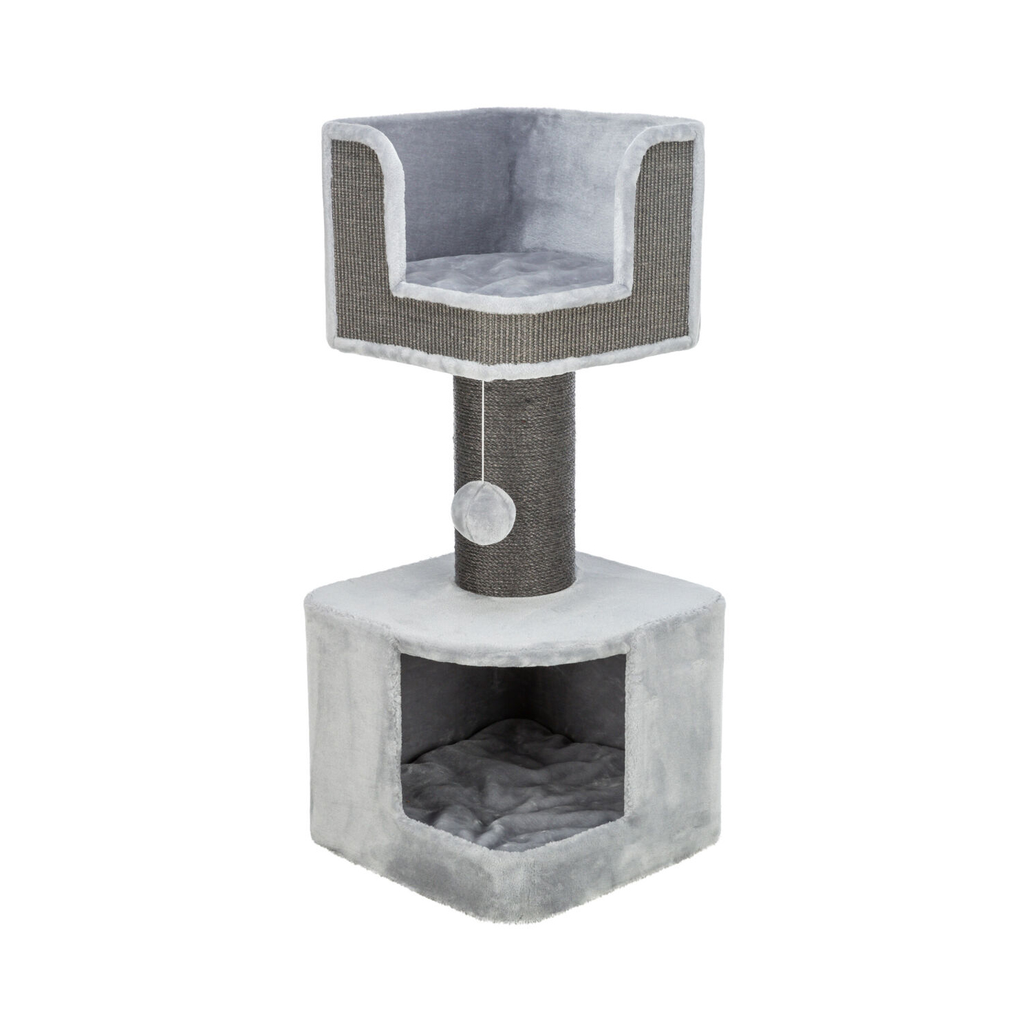 Poste Rascador XXL Ava II, 112 cm, gris