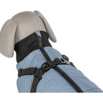 Capa con arnés Pontis, M, azul-gris