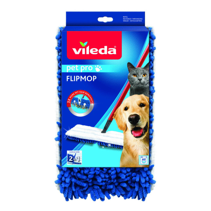 Recambio Mopa MF Flip Mop Pet Pro, Rojo