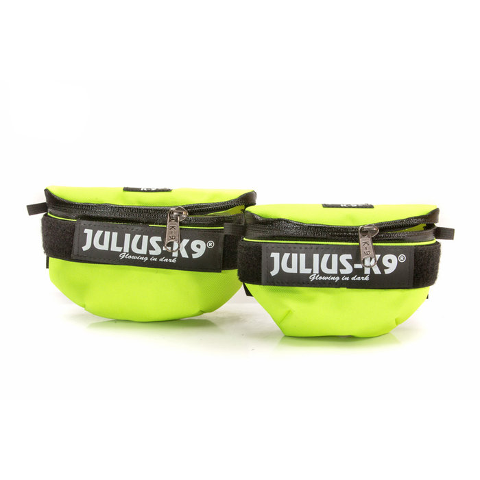 Bolsas Arnés Julius-K9 IDC Cinturón, Baby 1 - Mini-Mini, 2 uds, Neón