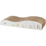 Onda Rascadora, Navidad, 43,5 × 8 × 20 cm, blanco\/oro