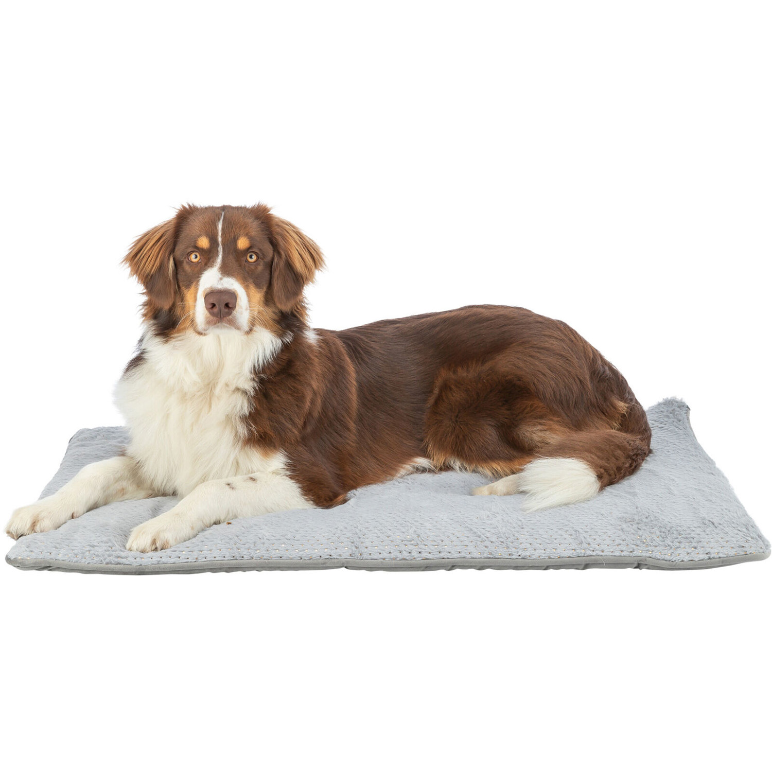 Colchoneta Livia Soft, Navidad, 90 × 60 cm, gris