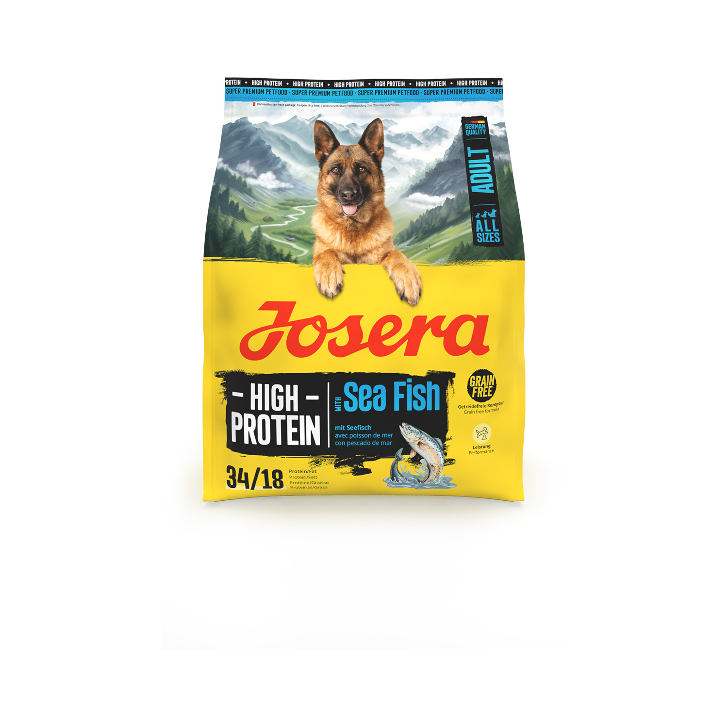 Saco Perro High Protein Sea Fish, JOSERA, 3kg - B2B - Grupo Trixder