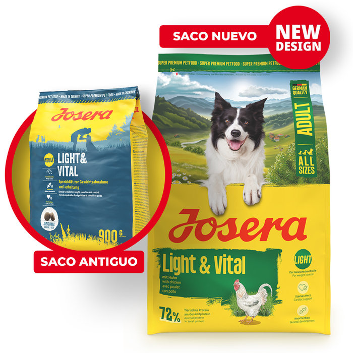 Saco Perro Light & Vital, JOSERA, 3kg