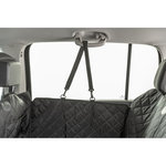 Funda Protectora Asientos Coche, 1,64 × 1,61 m, negro