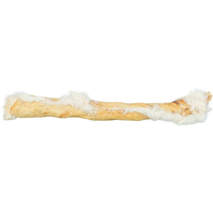 Rollo de piel de conejo con pelo, 45–50 cm