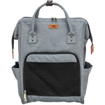 Mochila Ava, 32 × 42 × 20 cm, gris
