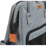 Mochila Ava, 32 × 42 × 20 cm, gris