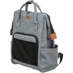Mochila Ava, 32 × 42 × 20 cm, gris
