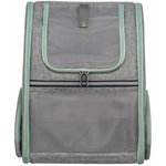Mochila Chloe, 39 × 43 × 27 cm, gris claro
