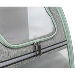 Mochila Chloe, 39 × 43 × 27 cm, gris claro
