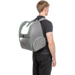 Mochila Chloe, 39 × 43 × 27 cm, gris claro