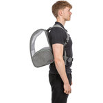 Mochila Chloe, 39 × 43 × 27 cm, gris claro