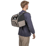 Mochila Shiva, 41 × 30 × 21 cm, marrón\/beige