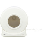 Arenero inteligente para gatos, 51 × 56 × 54 cm, blanco