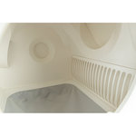 Arenero inteligente para gatos, 51 × 56 × 54 cm, blanco