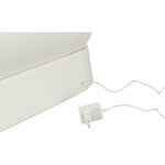 Arenero inteligente para gatos, 51 × 56 × 54 cm, blanco