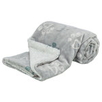 Manta Jimmy Soft, 150 × 100 cm, gris claro