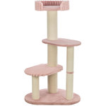 Poste Rascador Lonni, 132 cm, rosa