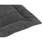 Colchoneta Jonna, 130 × 85 cm, gris oscuro