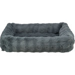 Cama Elli, 120 × 80 cm, gris oscuro