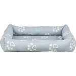 Cama Jimmy, 115 × 80 cm, gris claro
