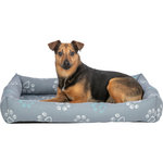 Cama Jimmy, 115 × 80 cm, gris claro