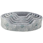 Cama Jimmy Soft, 95 × 85 cm, gris claro