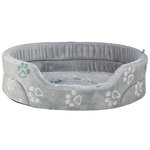 Cama Jimmy Soft, 95 × 85 cm, gris claro