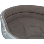 Cama Jimmy, 85 × 75 cm, gris claro\/gris oscuro