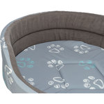 Cama Jimmy, 85 × 75 cm, gris claro\/gris oscuro