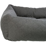 Cama Caliente, 120 × 75 cm, gris oscuro