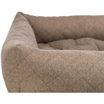 Cama Caliente, 120 × 75 cm, marrón