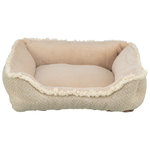 Cama Boho, 100 × 80 cm, beige