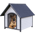 Caseta Perros Cottage, L, 96 × 105 × 112 cm, gris