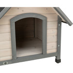 Caseta Perros Cottage, L, 96 × 105 × 112 cm, gris