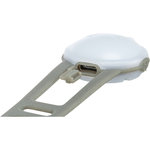 Flasher USB para perros, ø 4 × 11.5 cm, grafito