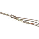 Pure Ramal, Piel, S, 2 m\/10 mm, gris claro
